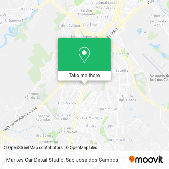 Markes Car Detail Studio map