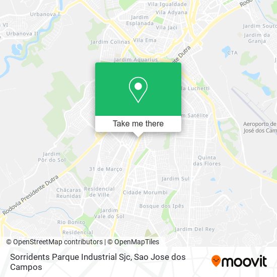 Sorridents Parque Industrial Sjc map
