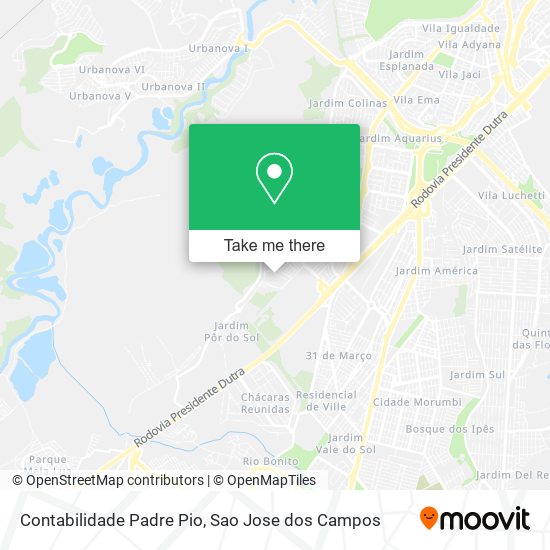 Contabilidade Padre Pio map