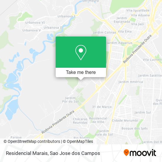 Residencial Marais map