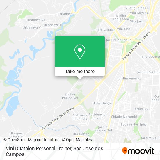 Vini Duathlon Personal Trainer map