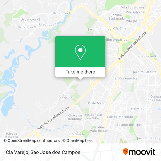 Cia Varejo map
