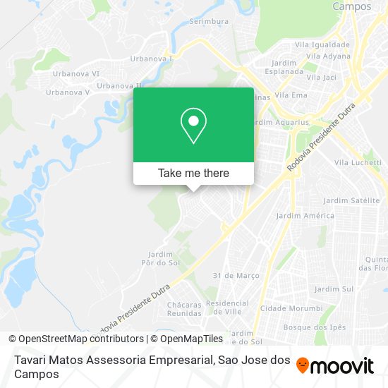Tavari Matos Assessoria Empresarial map