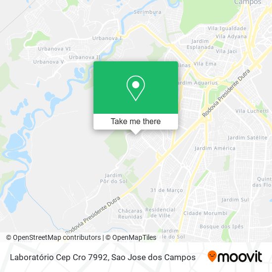 Laboratório Cep Cro 7992 map