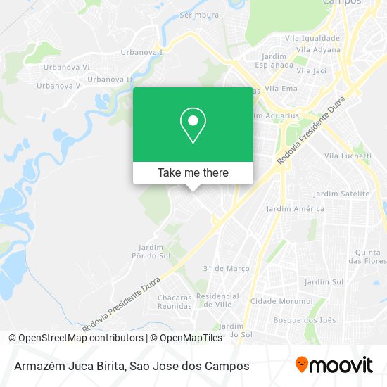 Mapa Armazém Juca Birita