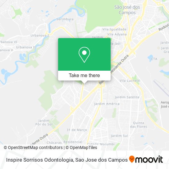 Inspire Sorrisos Odontologia map