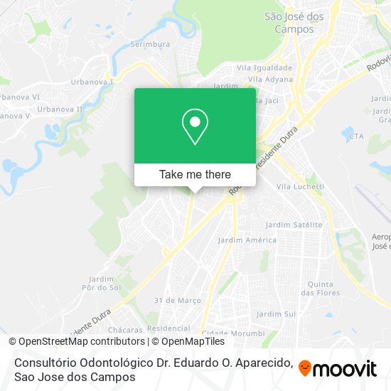 Consultório Odontológico Dr. Eduardo O. Aparecido map