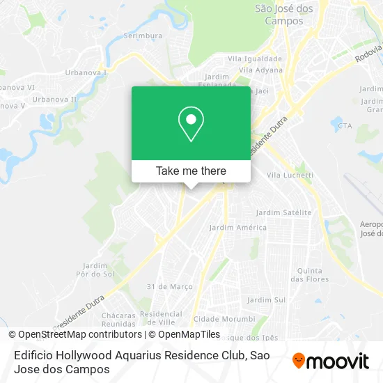 Edificio Hollywood Aquarius Residence Club map