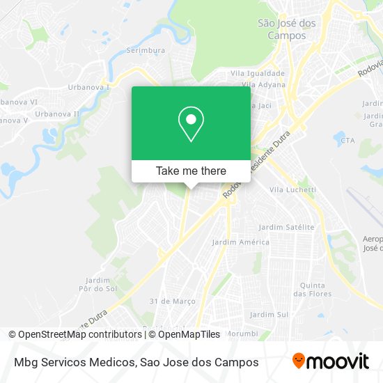 Mbg Servicos Medicos map