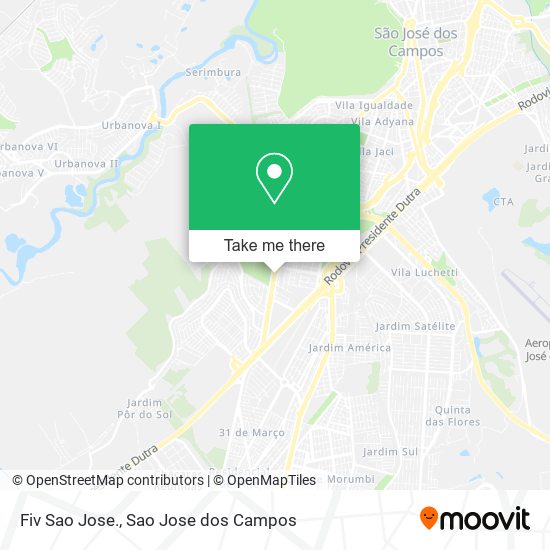 Fiv Sao Jose. map