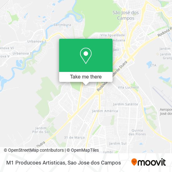 M1 Producoes Artisticas map