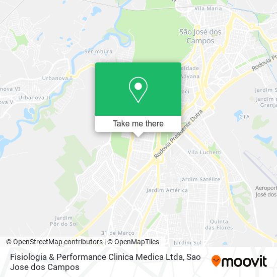 Fisiologia & Performance Clinica Medica Ltda map