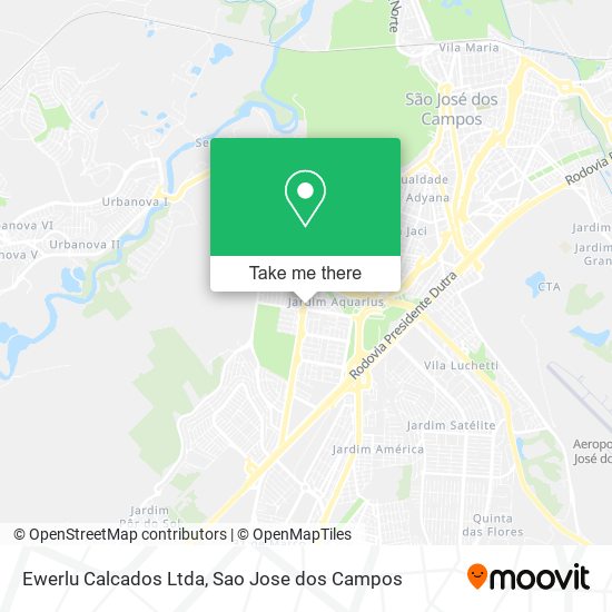 Mapa Ewerlu Calcados Ltda