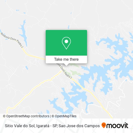 Sitio Vale do Sol, Igaratá - SP map