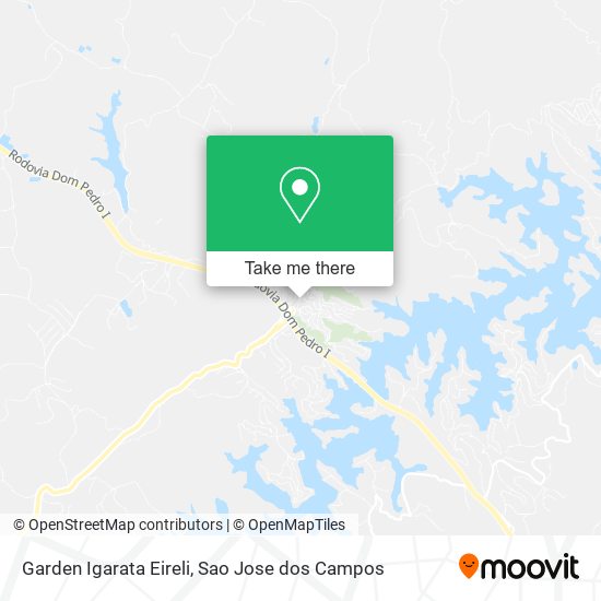 Garden Igarata Eireli map