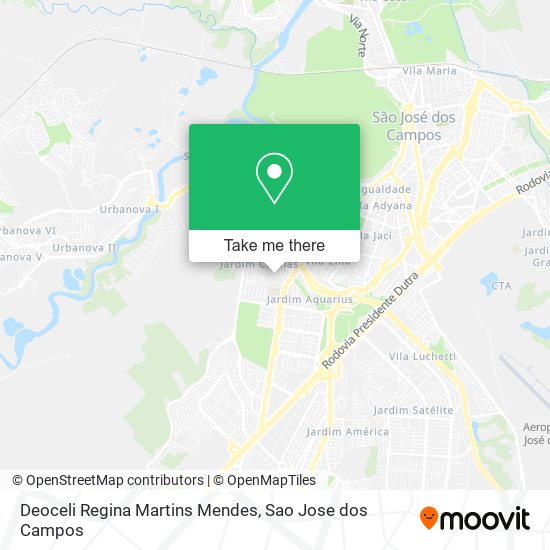 Deoceli Regina Martins Mendes map