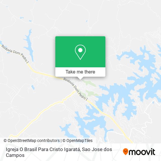 Igreja O Brasil Para Cristo Igaratá map