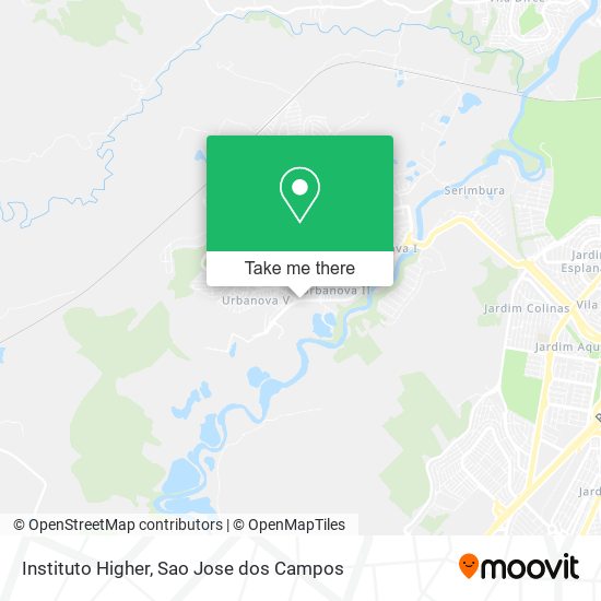 Instituto Higher map