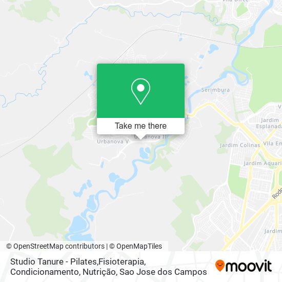 Studio Tanure - Pilates,Fisioterapia, Condicionamento, Nutrição map