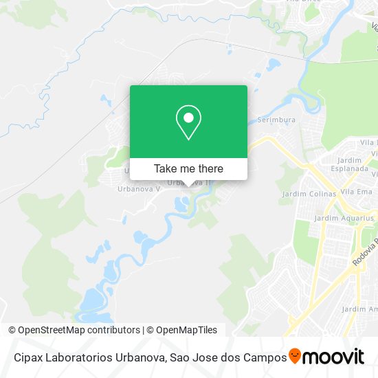 Cipax Laboratorios Urbanova map