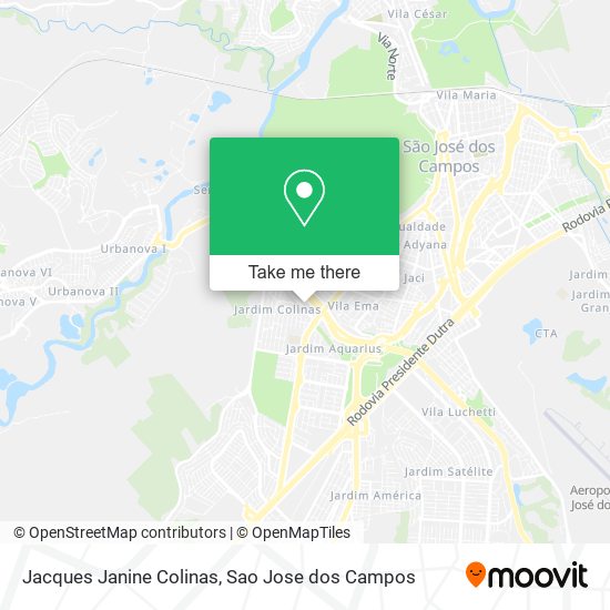 Mapa Jacques Janine Colinas