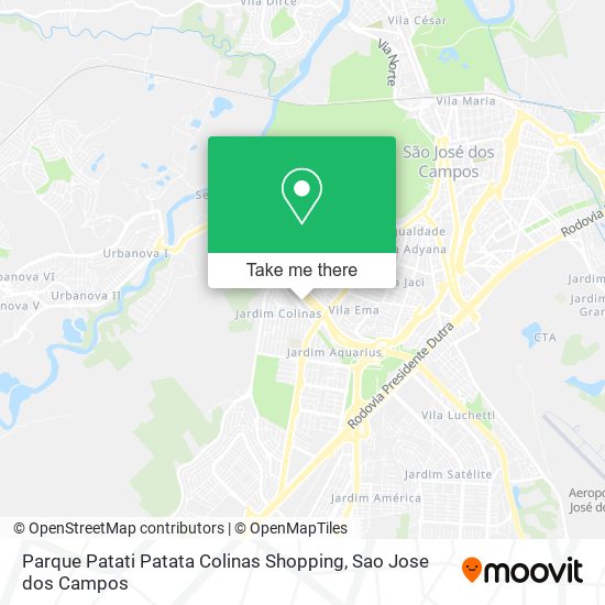 Parque Patati Patata Colinas Shopping map