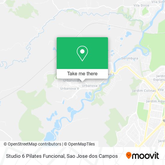 Mapa Studio 6 Pilates Funcional