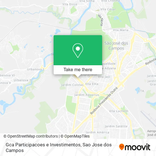 Gca Participacoes e Investimentos map