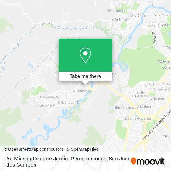 Ad Missão Resgate Jardim Pernambucano map