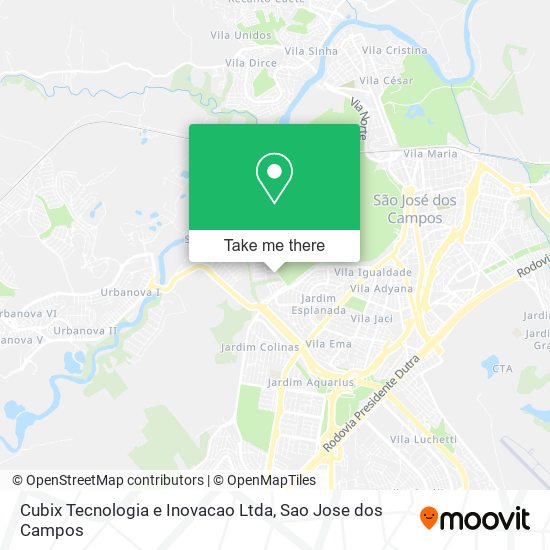 Mapa Cubix Tecnologia e Inovacao Ltda