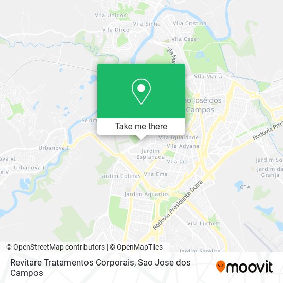Revitare Tratamentos Corporais map