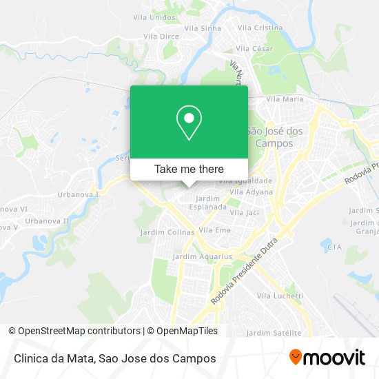 Clinica da Mata map