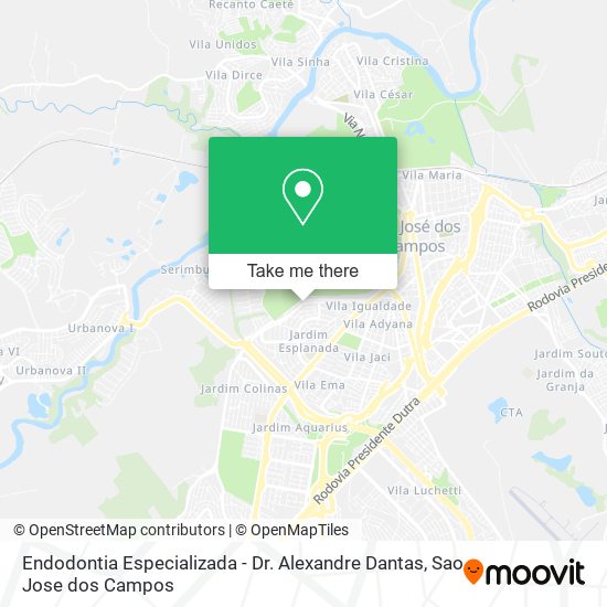 Endodontia Especializada - Dr. Alexandre Dantas map