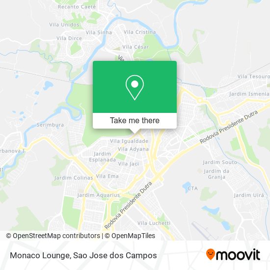 Monaco Lounge map