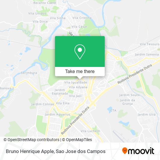Bruno Henrique Apple map