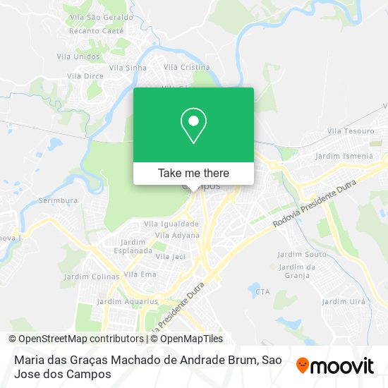 Maria das Graças Machado de Andrade Brum map