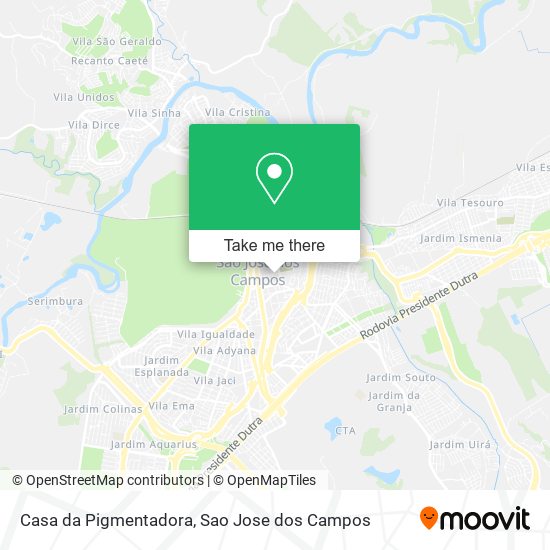 Mapa Casa da Pigmentadora