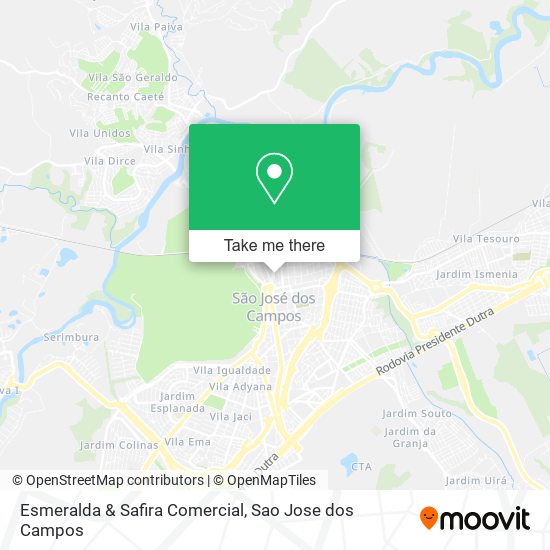 Esmeralda & Safira Comercial map