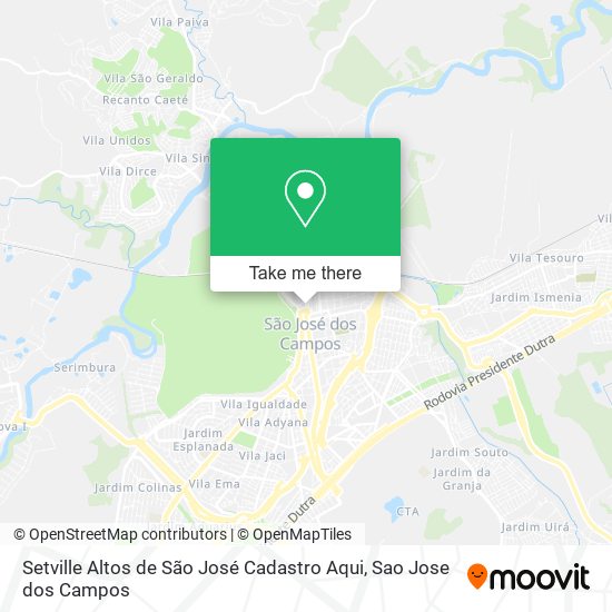 Setville Altos de São José Cadastro Aqui map