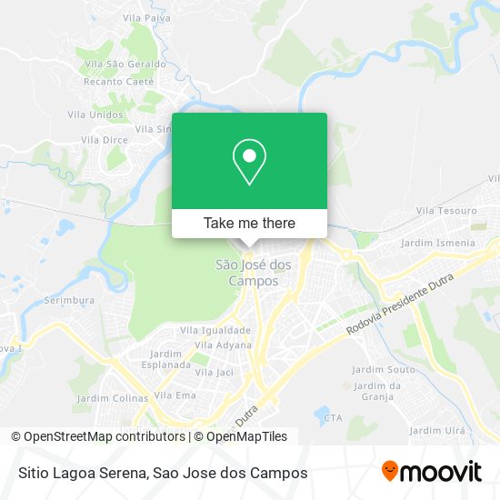 Sitio Lagoa Serena map