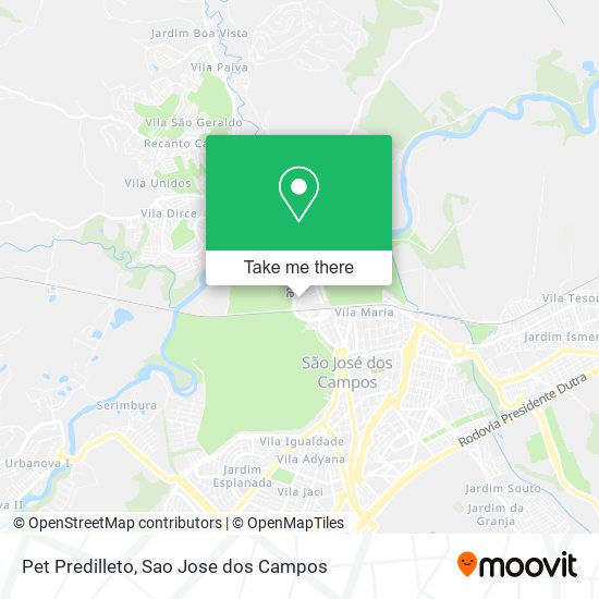 Pet Predilleto map