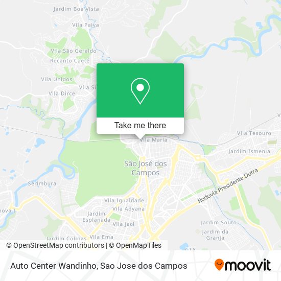 Mapa Auto Center Wandinho