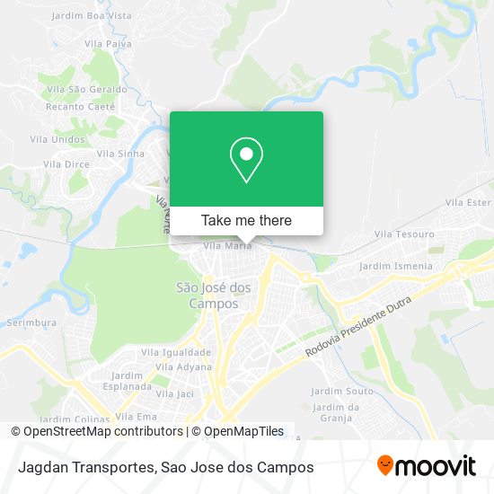 Mapa Jagdan Transportes