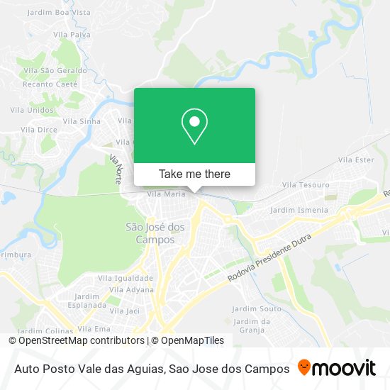 Auto Posto Vale das Aguias map