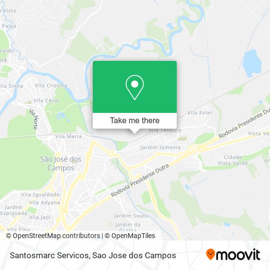 Mapa Santosmarc Servicos