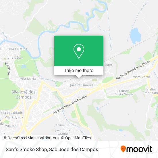 Sam's Smoke Shop map