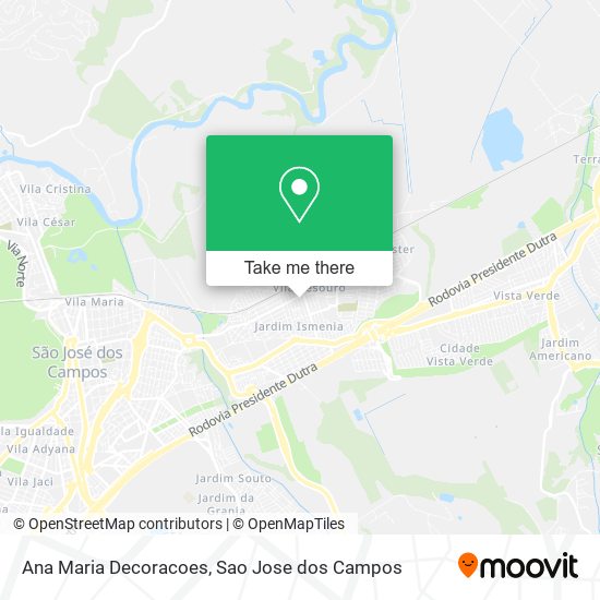 Ana Maria Decoracoes map