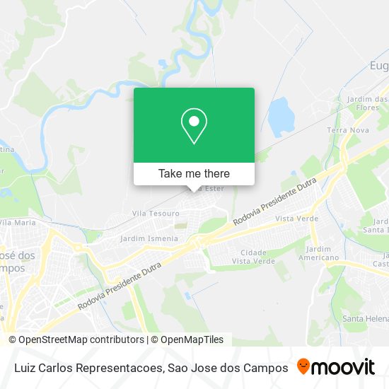 Luiz Carlos Representacoes map