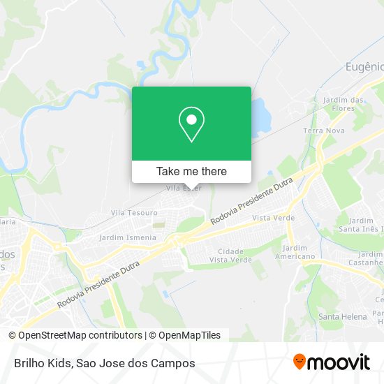 Brilho Kids map