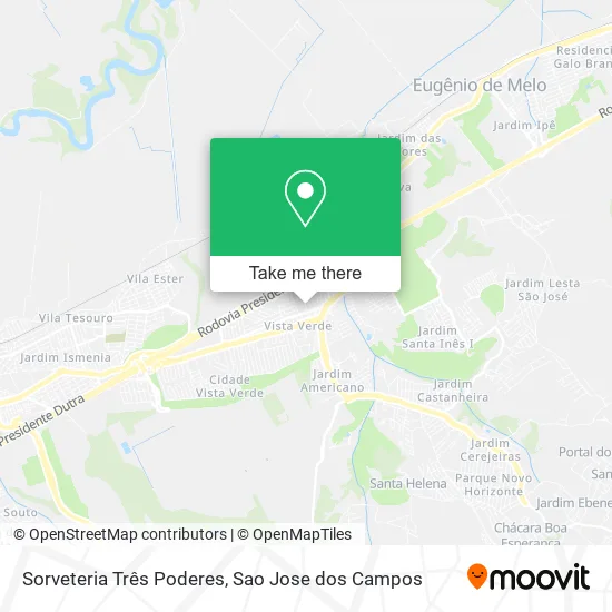 Sorveteria Três Poderes map